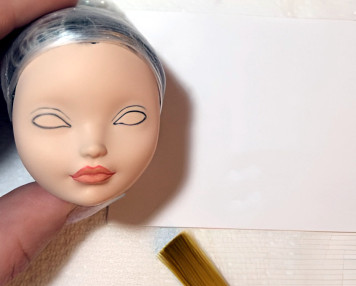 О художественной перерисовке лица куклам Барби!