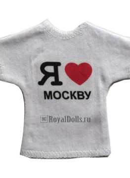 Barbie T–Shirt "Я люблю Москву"
